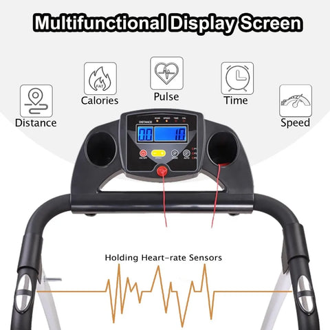 Folding Treadmill for Home Portable Electric Treadmill Running Exercise Machine Compact Treadmill Walking Freight free