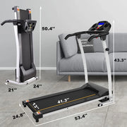 Folding Treadmill for Home Portable Electric Treadmill Running Exercise Machine Compact Treadmill Walking Freight free