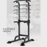 Home Workout Pull Up Bar Adjustable Horizontal Bars Multifunction Workout Pull Up Station Power Tower for Home Gym Fitness 150kg