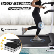 Folding Treadmill for Home Portable Electric Treadmill Running Exercise Machine Compact Treadmill Walking Freight free