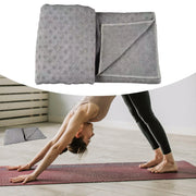 Hot Yoga Mat Towel Yoga Towel for Yoga Mats Non Slip Comfortable Exercise Mat Sweat Absorbing for Travel Pilates Home Gym